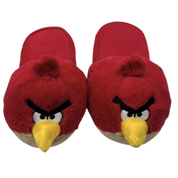Angry Birds Other - Angry Birds Slippers Child’s Red Bird Plush Size Large (4-5)